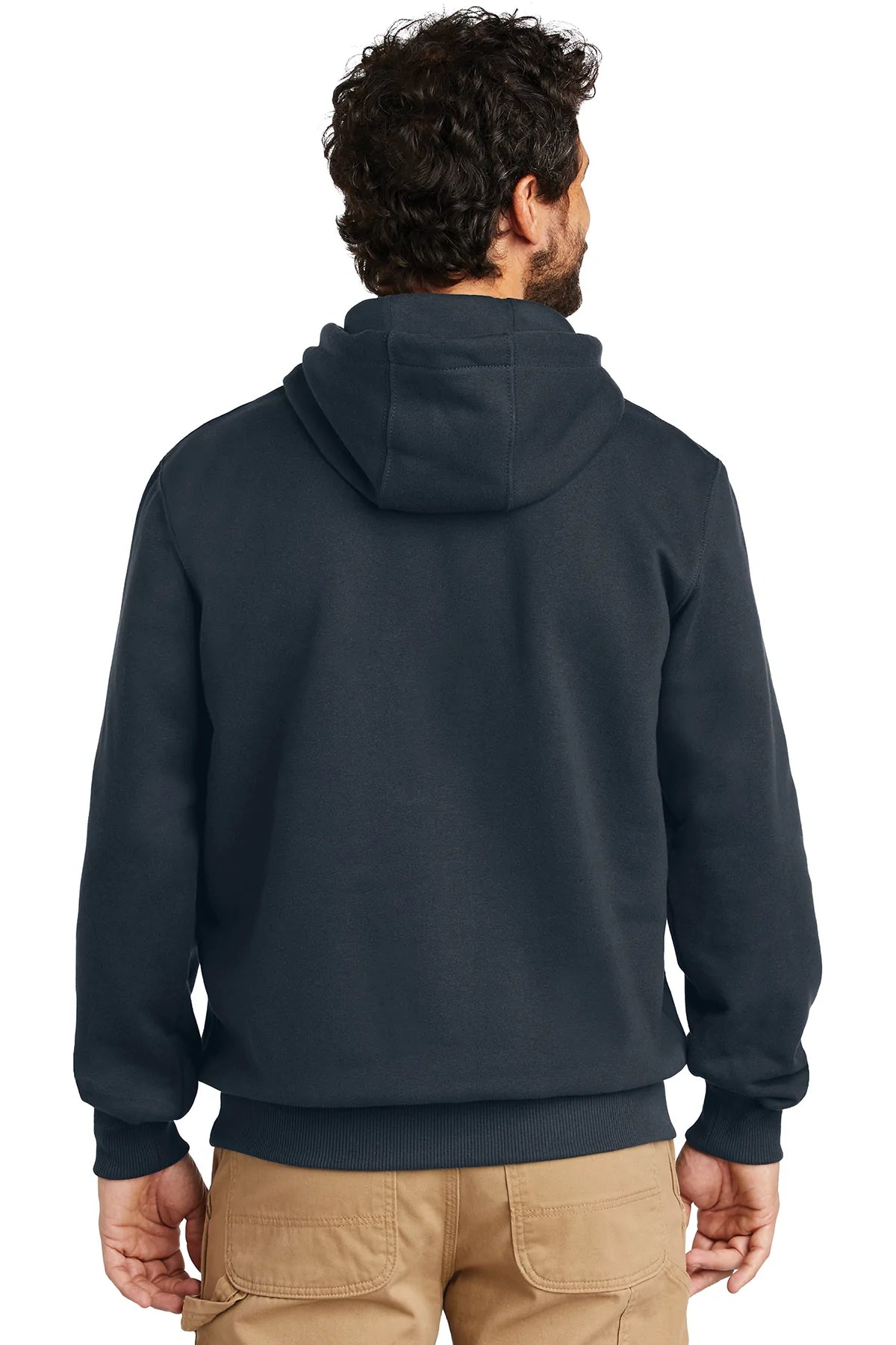 Carhartt Rain Defender Paxton Customized Hoodies, New Navy [Harris & Associates]