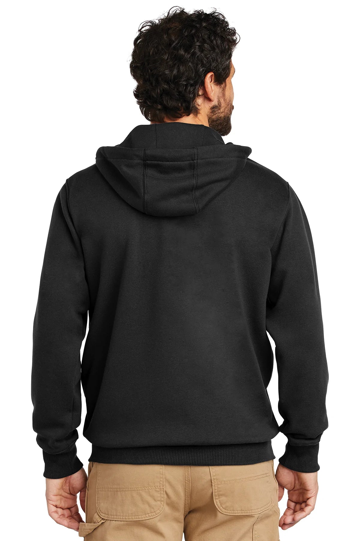 Carhartt Rain Defender Paxton Custom Zip Hoodies, Black [Executive Construction]