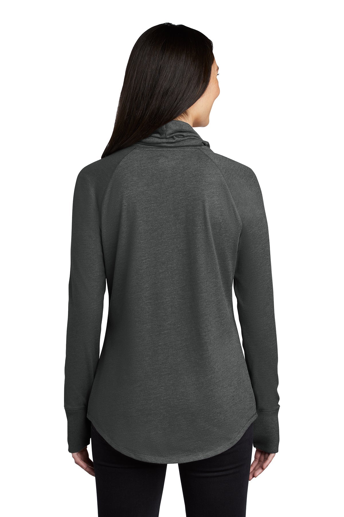 New Era Ladies Sueded Cotton Custom Cowls, Black Heather