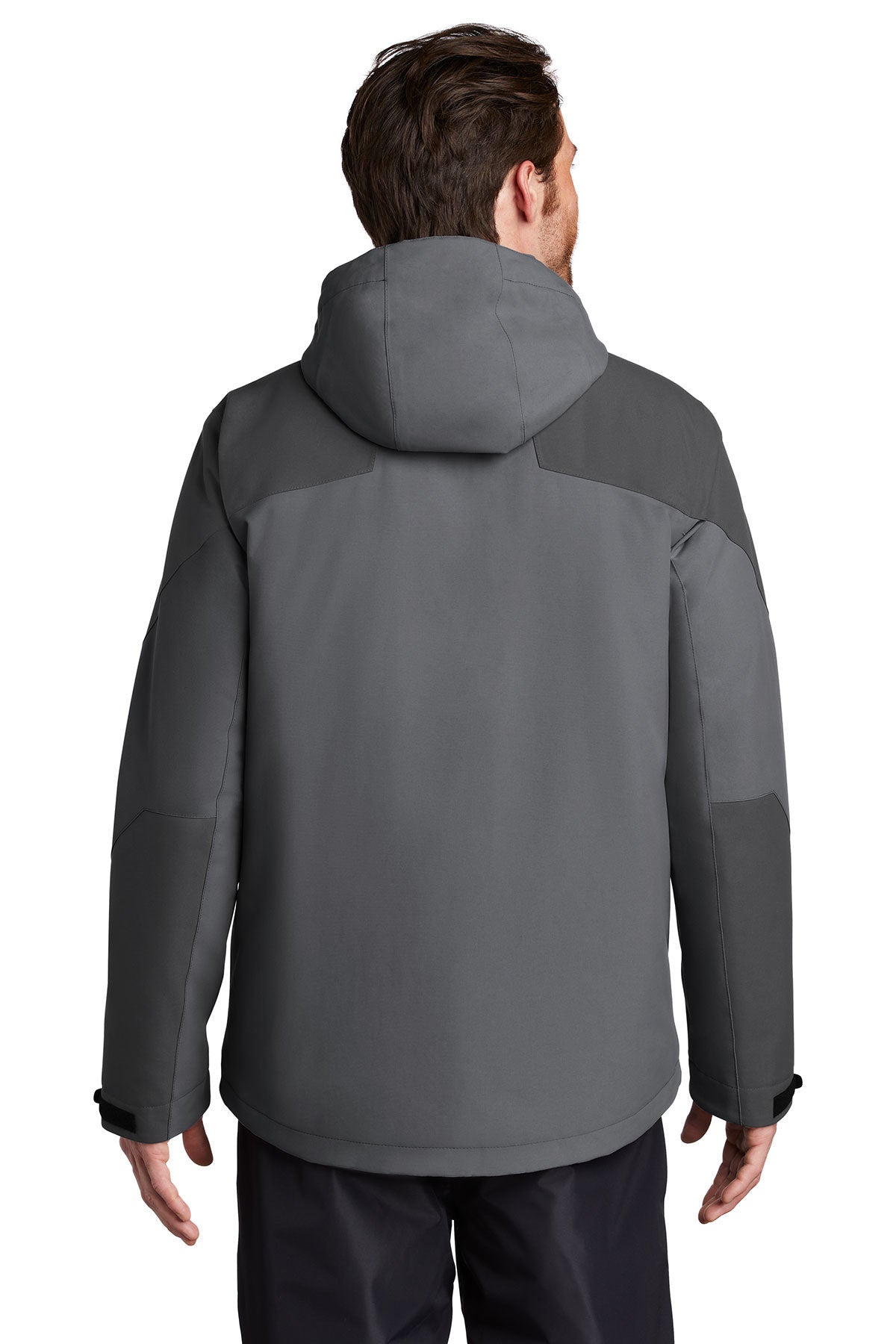 port authority_j405 _shadow grey/ storm grey_company_logo_jackets