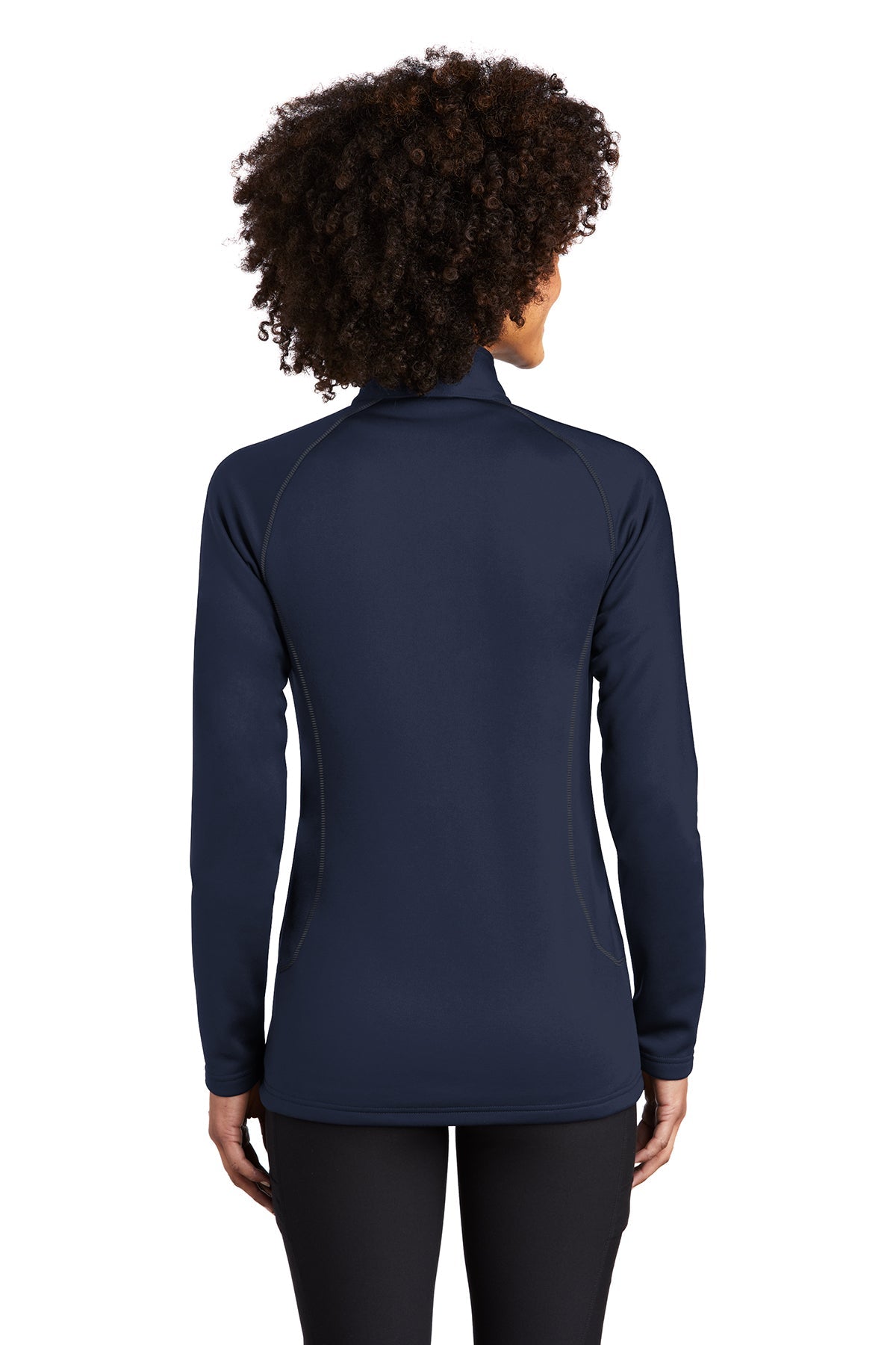 Eddie Bauer Ladies Smooth Fleece Custom Layer Jackets, River Blue Navy