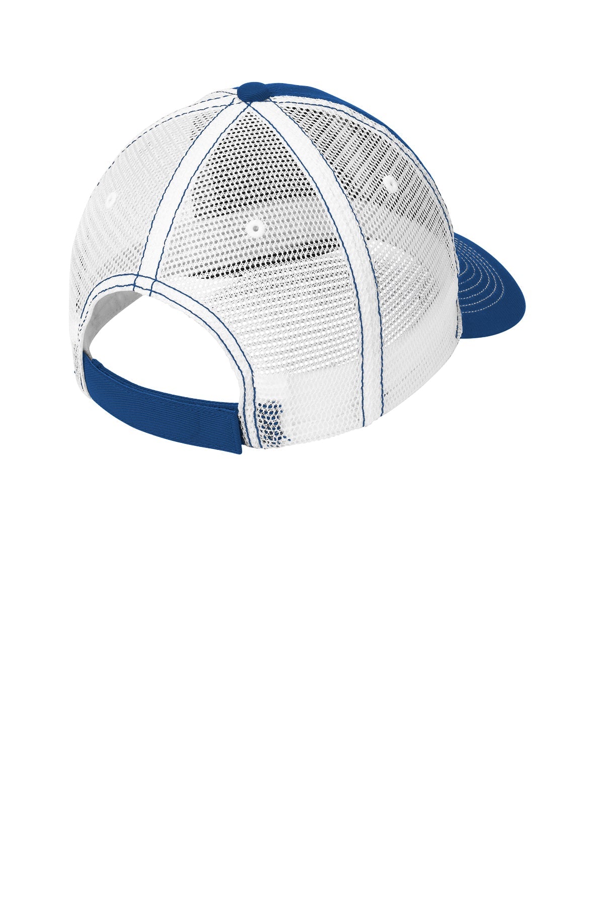 District Mesh Back Caps, Royal/ White