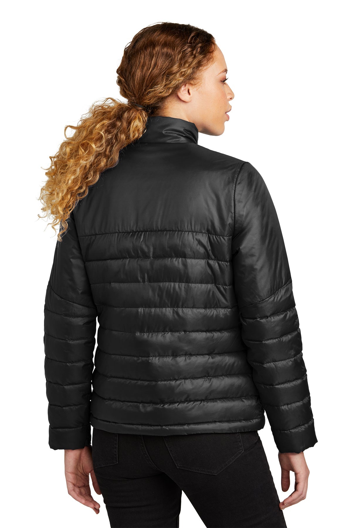 Eddie Bauer Ladies Custom Quilted Jackets, Deep Black [Century Sales and Management]