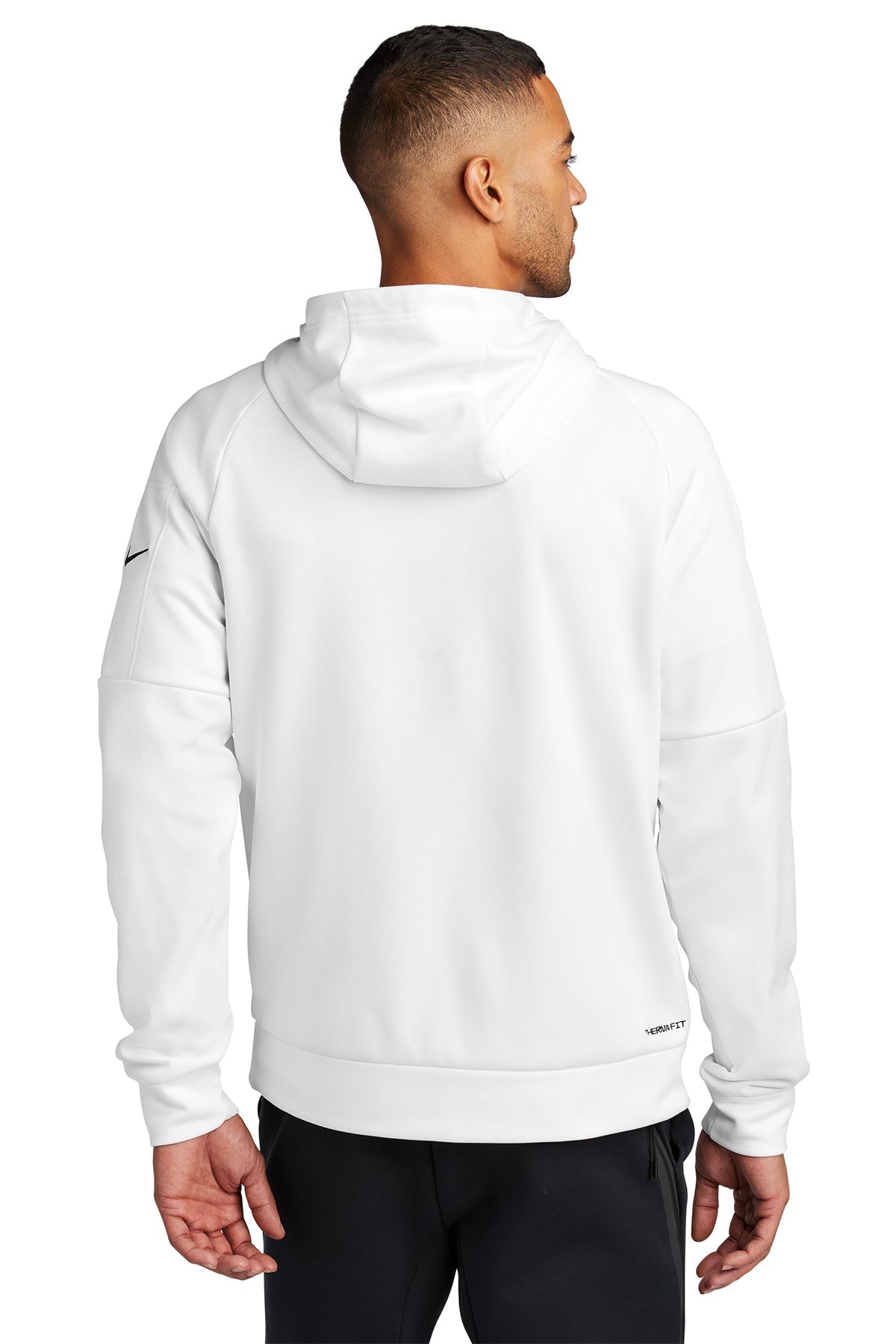 Nike Therma-FIT Pocket Fleece Custom Hoodies, White [Launch Team]