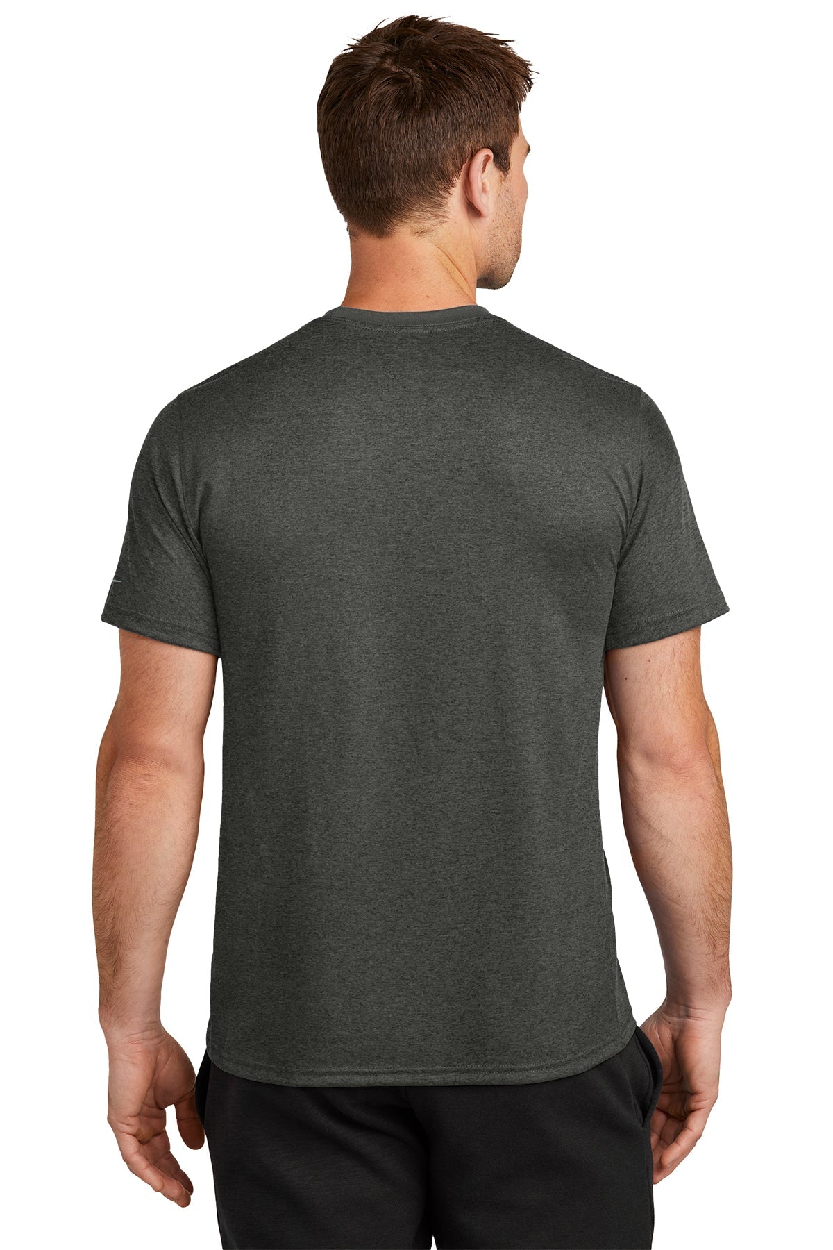 Nike Swoosh Sleeve rLegend Customized Tee's, Dark Smoke Heather [Dunbar]