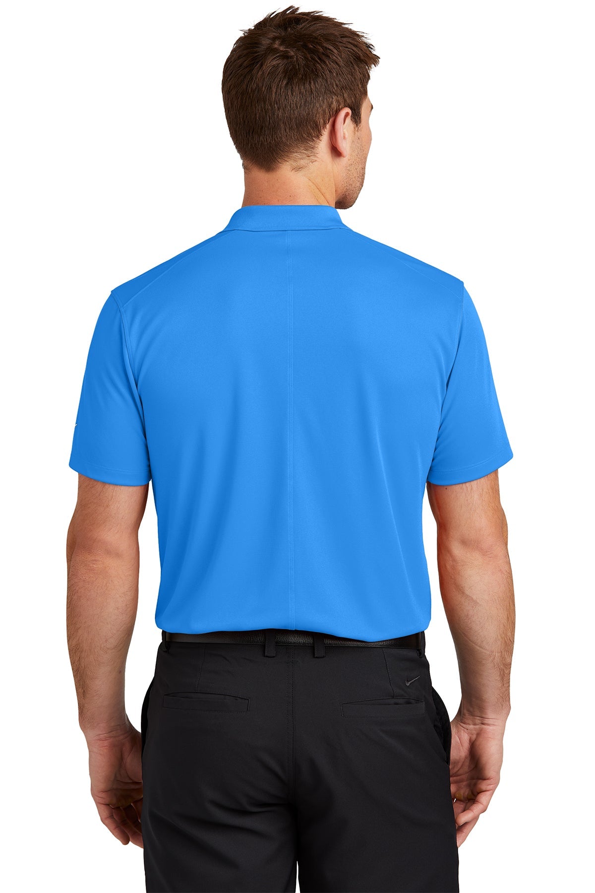 Nike Victory Solid Custom Polos, Light Photo Blue