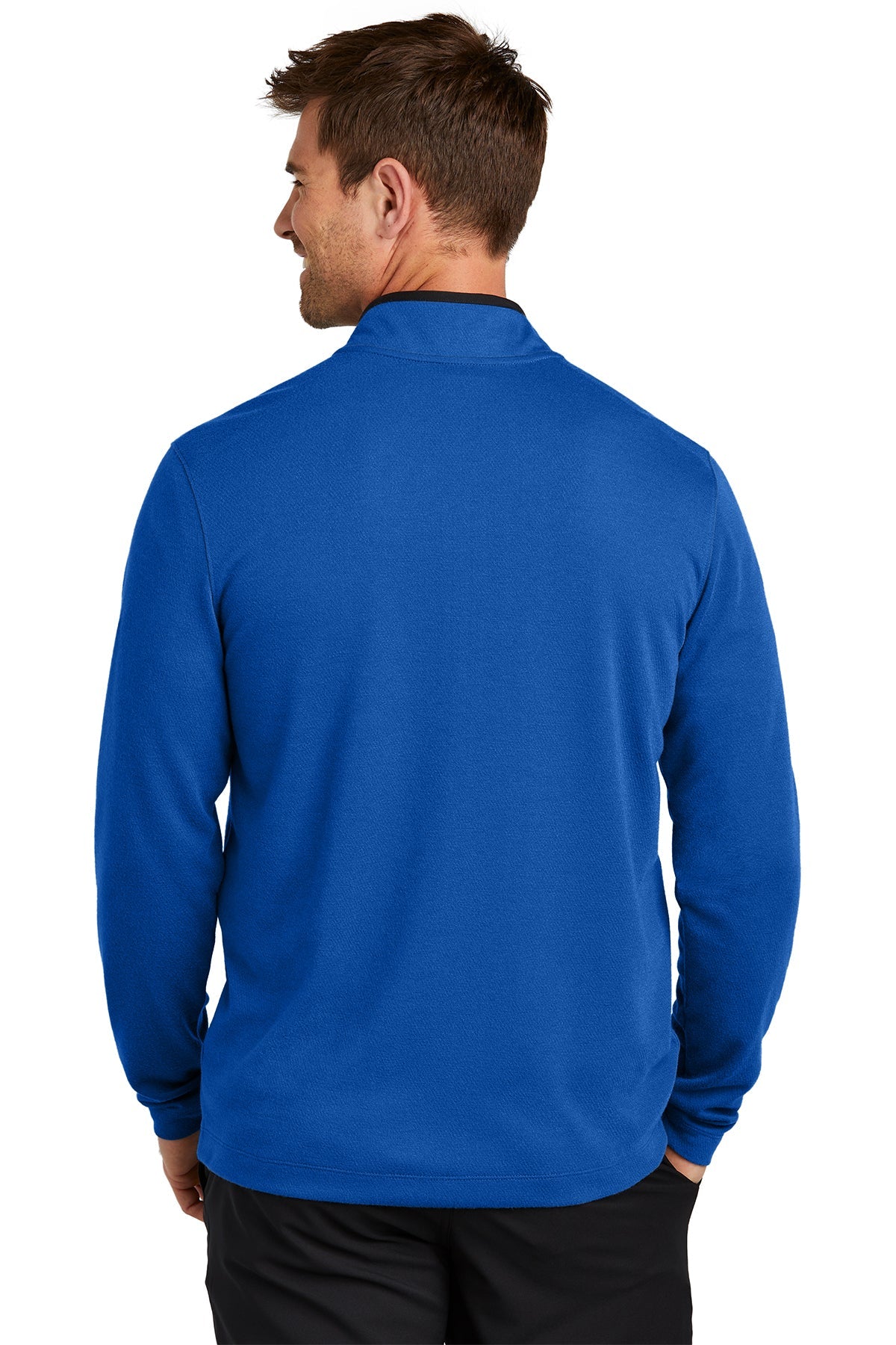 Nike Textured Customized Quarter Zips, Gym Blue
