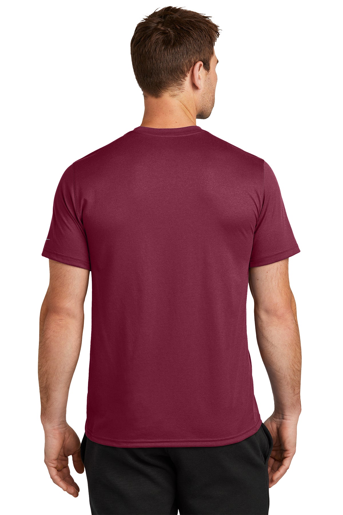 Nike Swoosh Sleeve rLegend Customized Tee's, TeamMaroon