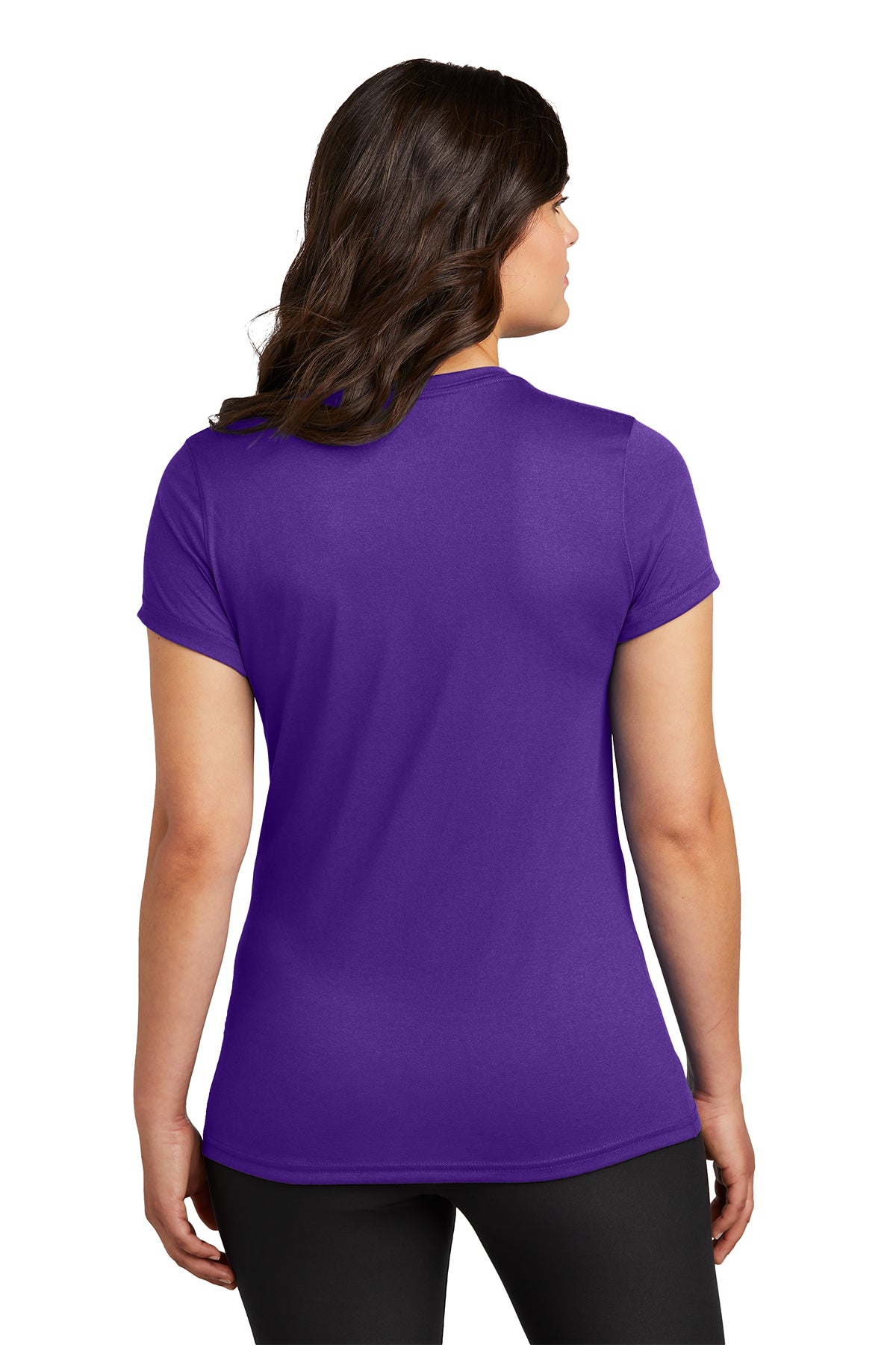 Nike Ladies Swoosh Sleeve rLegend Customized Tee's, Court Purple