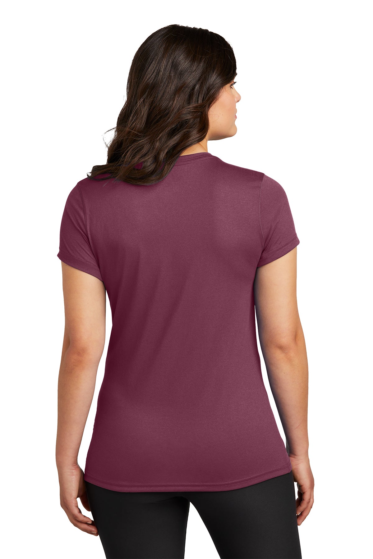 Nike Ladies Swoosh Sleeve rLegend Customized Tee's, Deep Maroon [NARENCO]