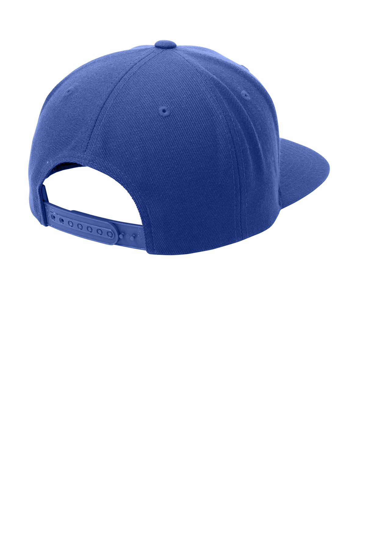 Sport-Tek Yupoong Flat Bill Custom Snapback Caps, True Royal
