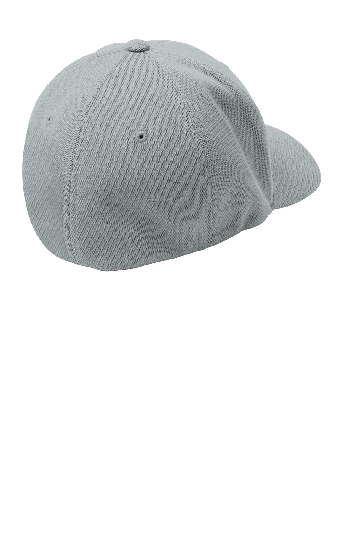 Sport-Tek Flexfit Cool & Dry Branded Poly Block Mesh Caps, Grey Heather