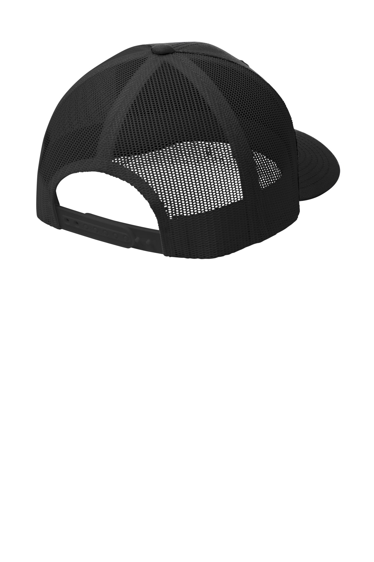 Sport-Tek Yupoong Retro Customized Trucker Caps, Black/ Black