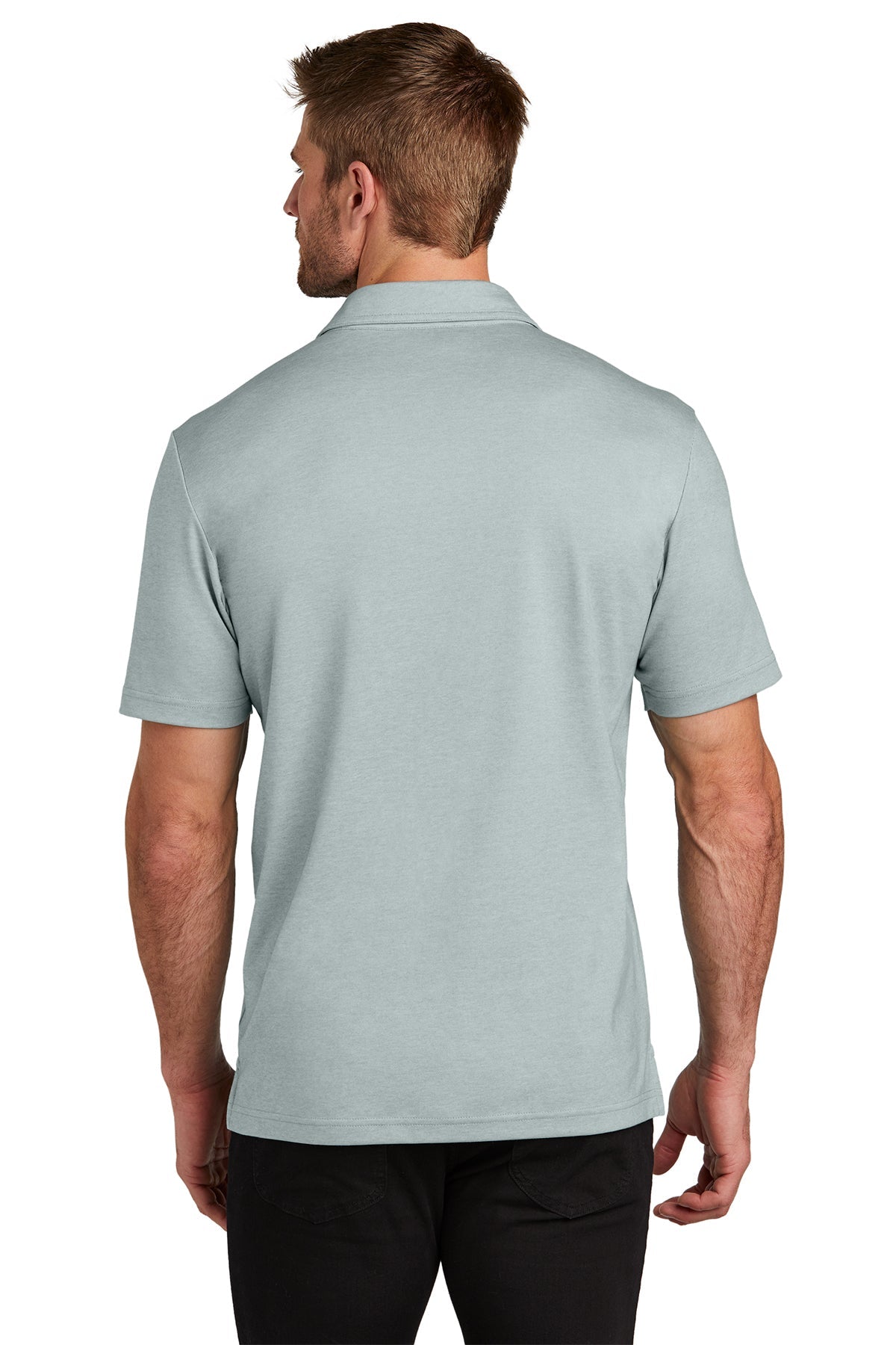 TravisMathew Sunsetters Custom Pocket Polos, Balsam Green Heather [Prive Haus]