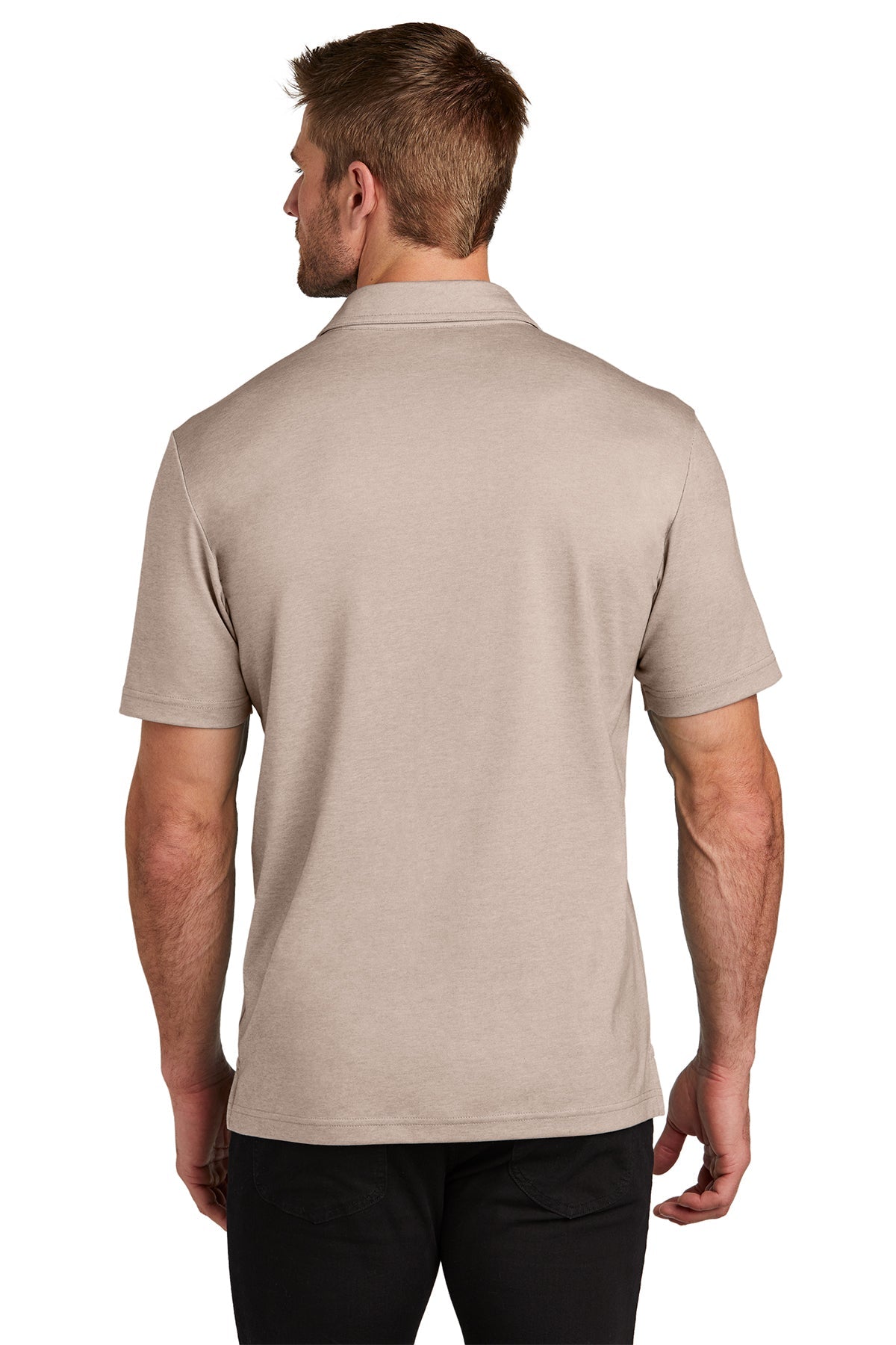 TravisMathew Sunsetters Custom Pocket Polos, Portabella Heather [Prive Haus]