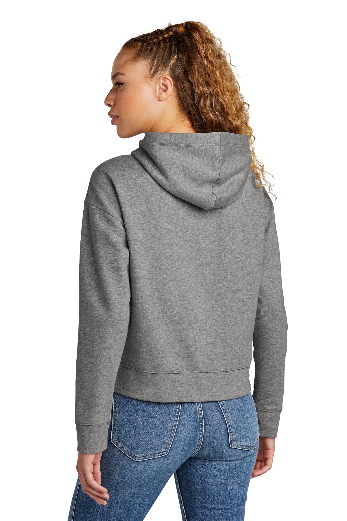 New Era Ladies Comeback Fleece Customized Hoodies, Dark Heather Grey [webite 3]
