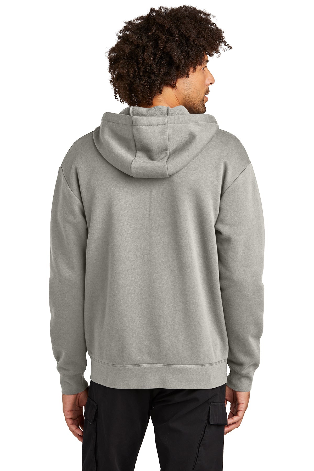 Branded New Era Heritage Fleece Full-Zip Hoodie Rainstorm Grey