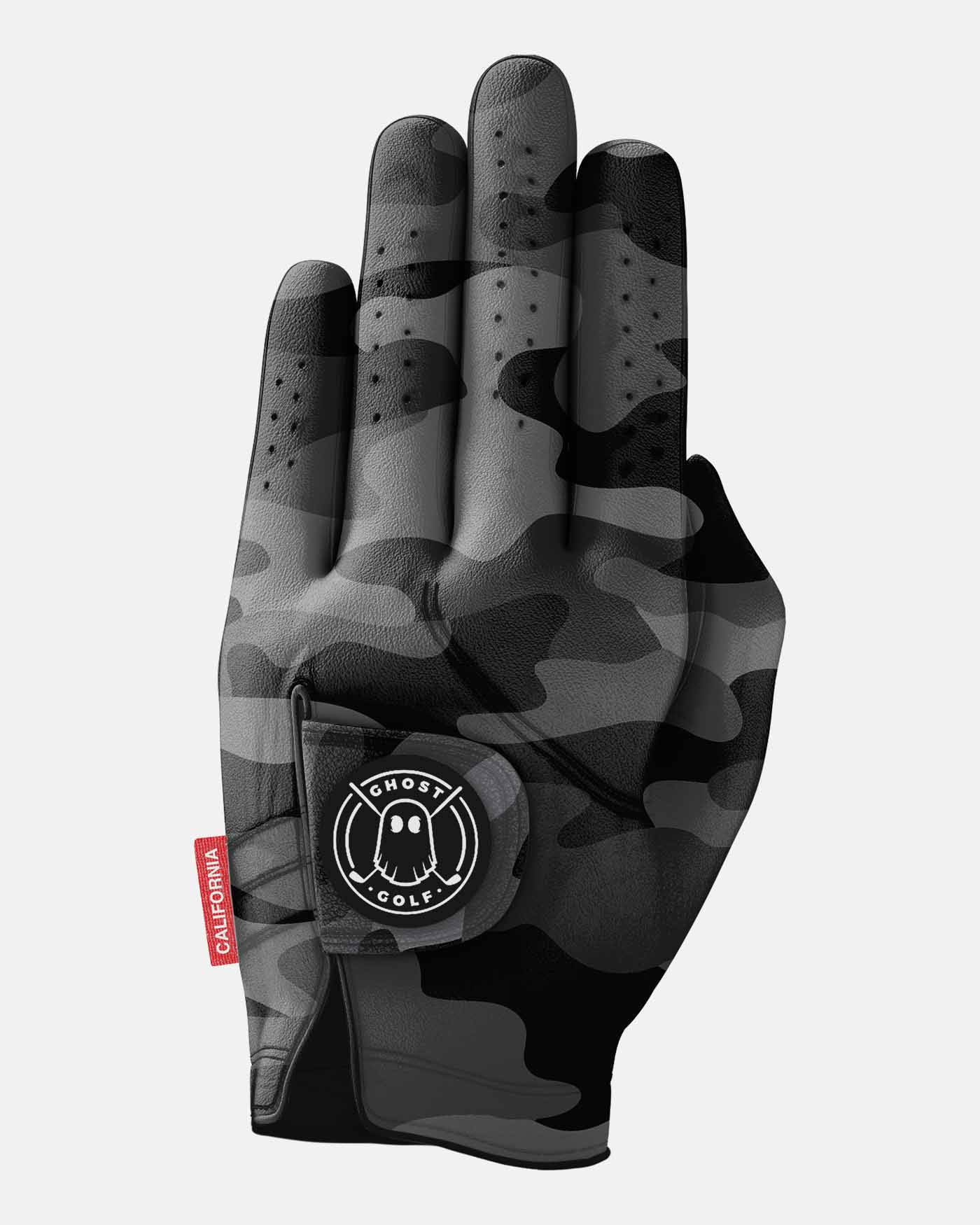 Ghost Left Hand Glove, Black Camo