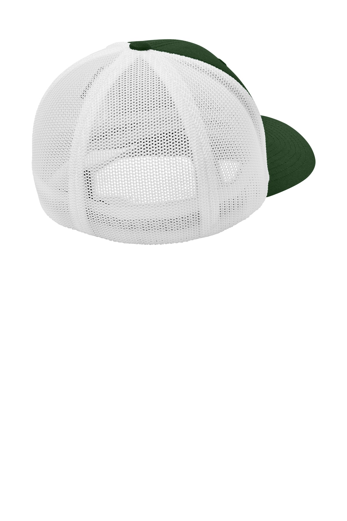 Port Authority Flexfit Mesh Back Branded Caps, Forest Green/ White