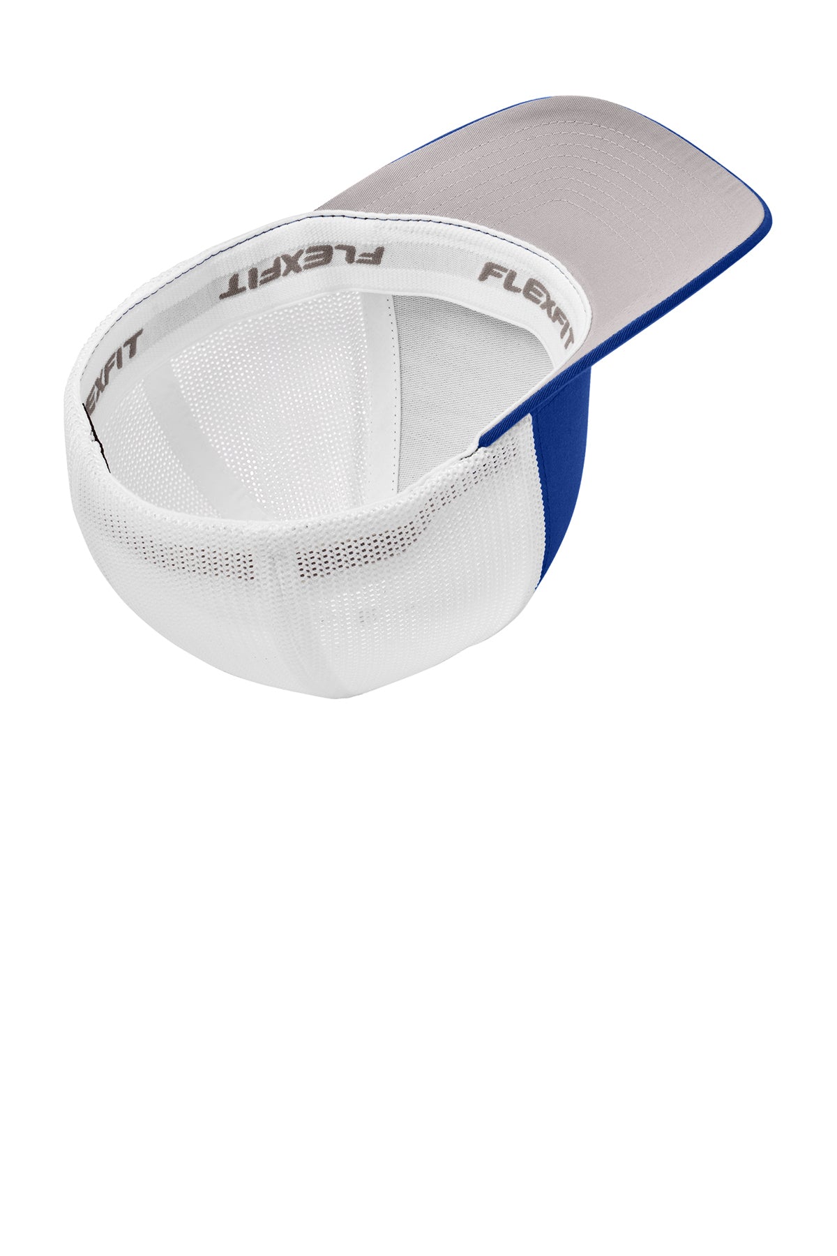 Port Authority Flexfit Mesh Back Branded Caps, True Royal/ White