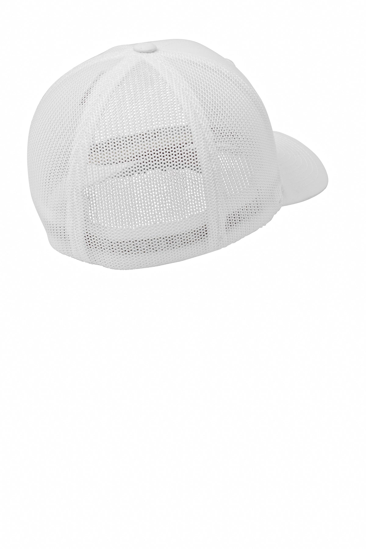 Port Authority Flexfit Mesh Back Branded Caps, White/ White