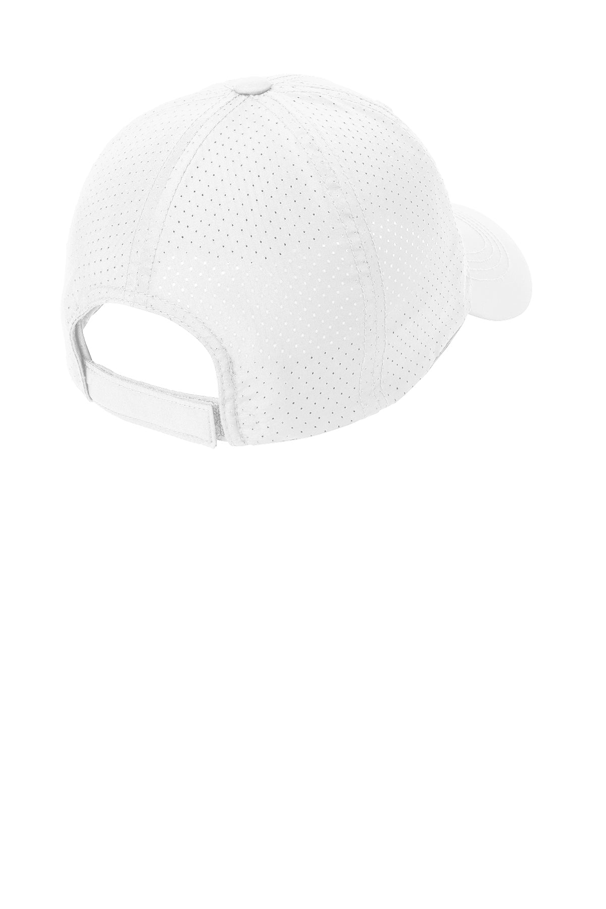 Port Authority Perforated Custom Caps, White