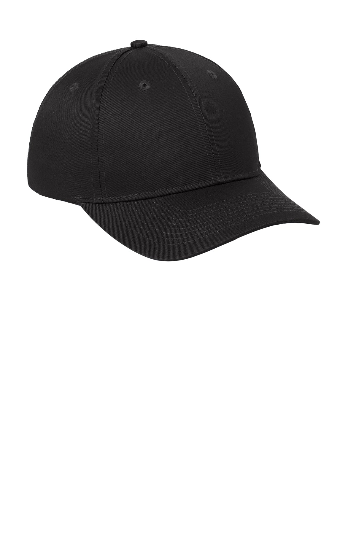Port Authority Uniforming Branded Twill Caps, Black