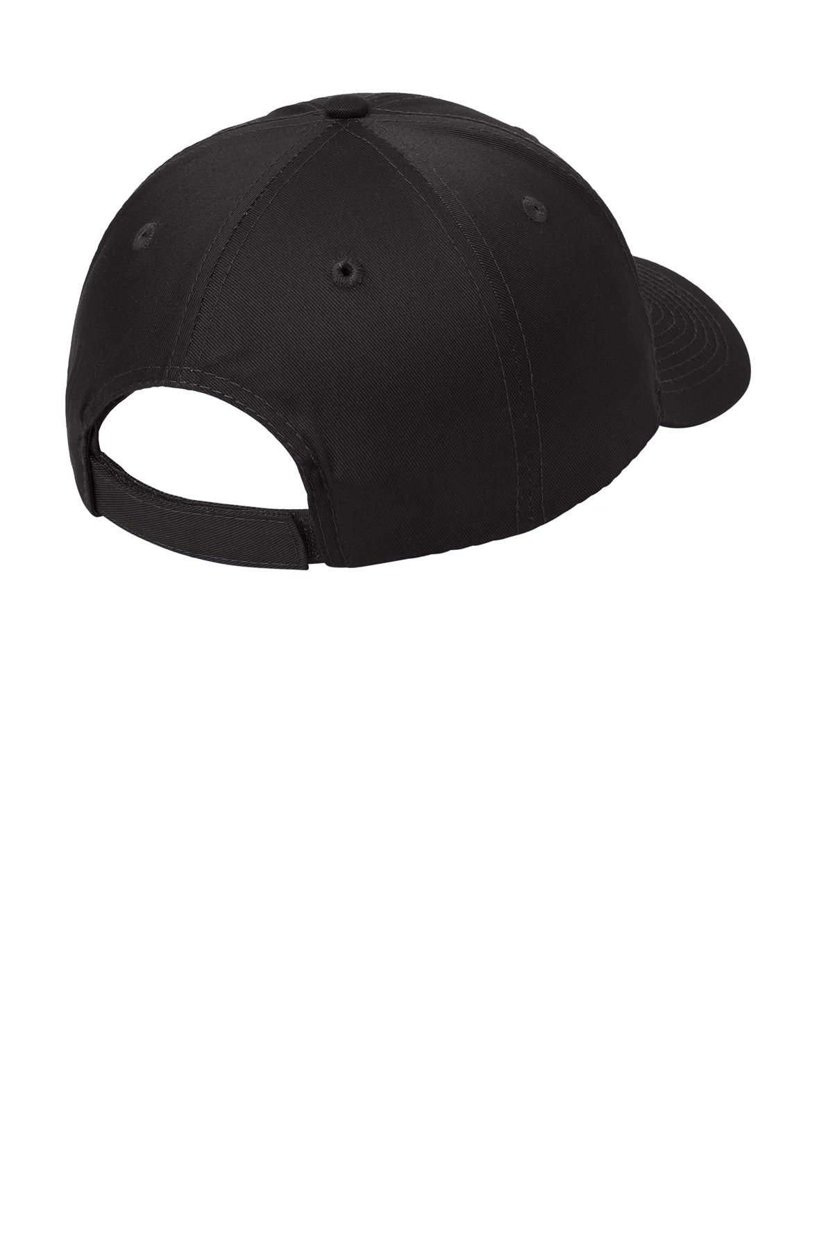 Port Authority Uniforming Branded Twill Caps, Black