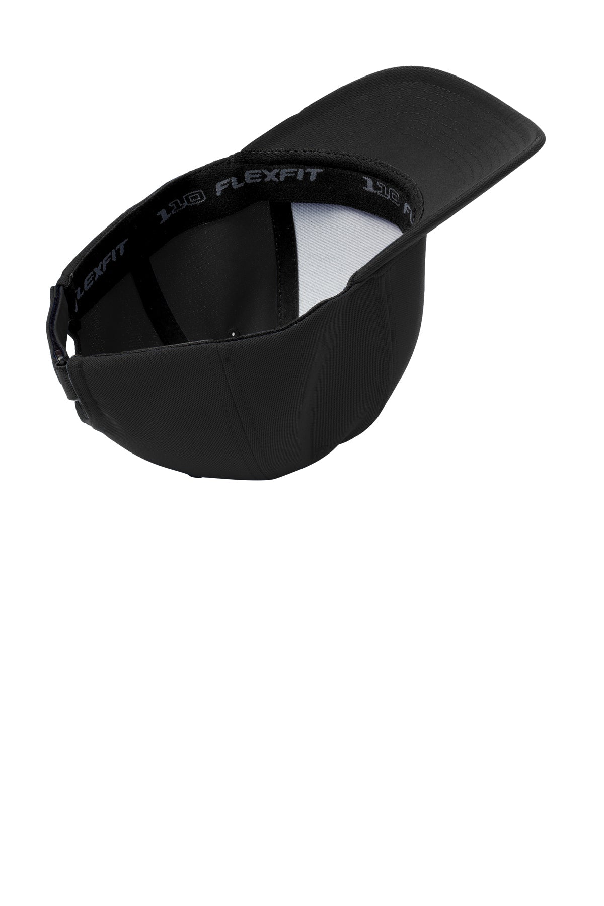 Port Authority Flexfit Custom One Ten Cool & Dry Mini Pique Caps, Black