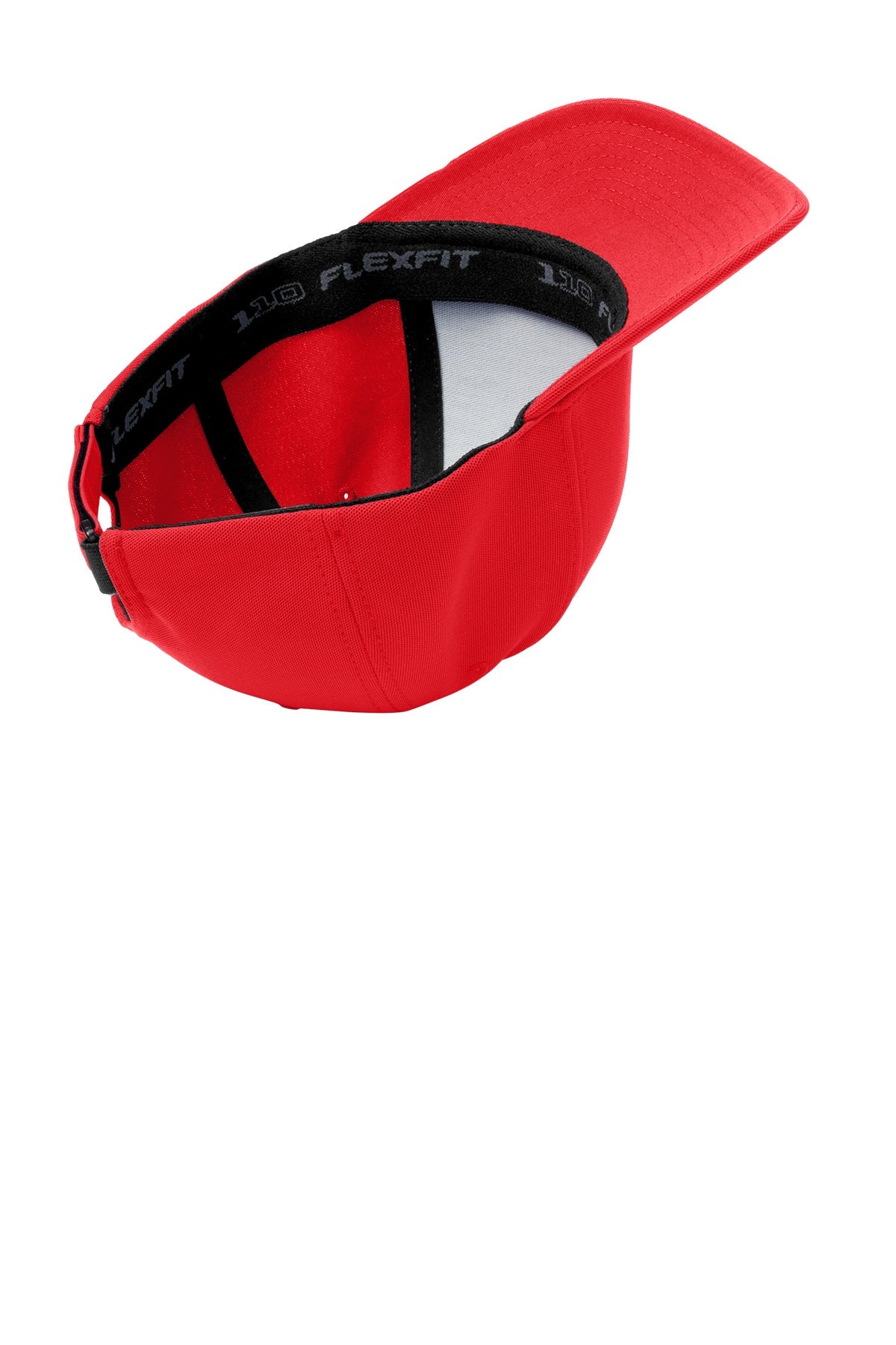 Port Authority Flexfit Custom One Ten Cool & Dry Mini Pique Caps, Red