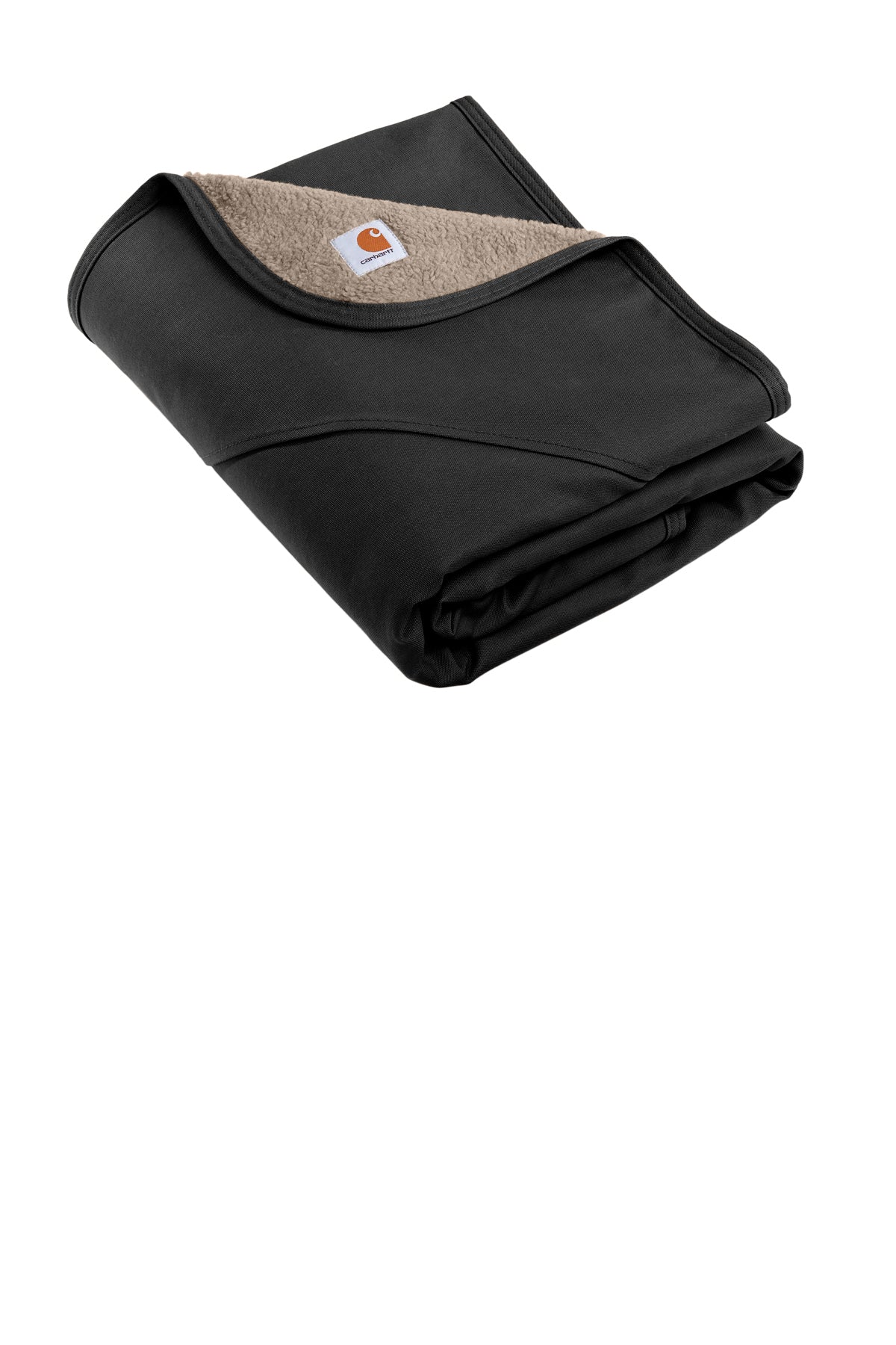 Carhartt Firm Duck Sherpa-Lined Custom Blankets, Black