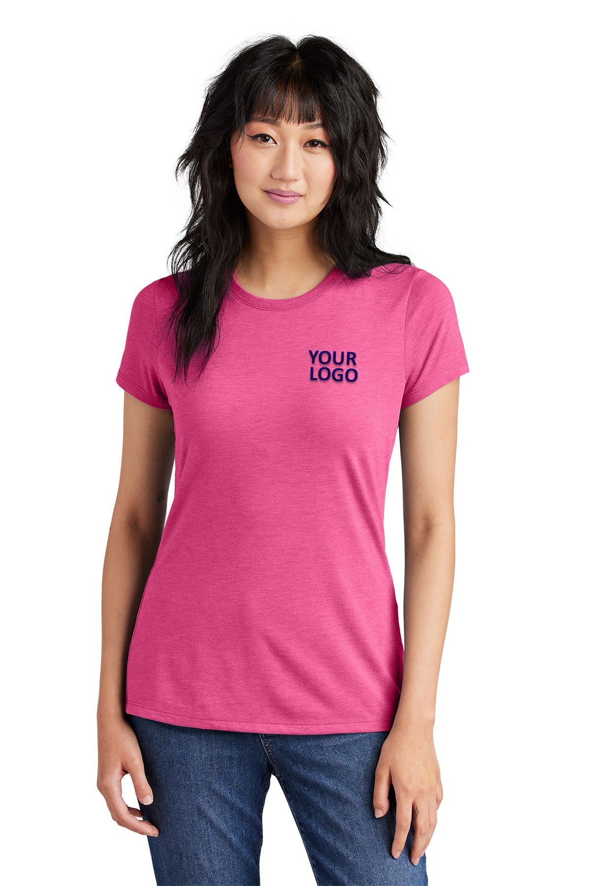 District Made Ladies Perfect Tri Crew Tee