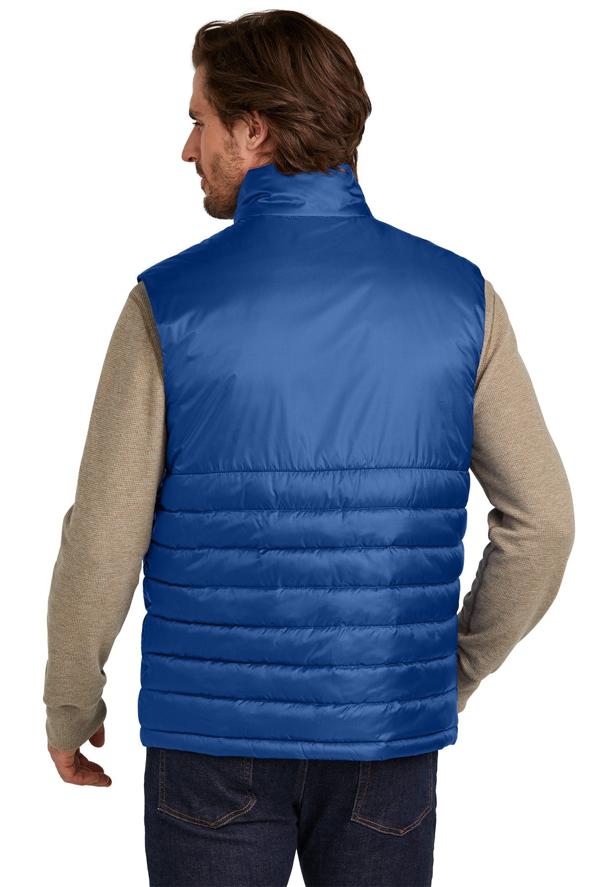 Eddie Bauer Customized Quilted Vests, Cobalt Blue