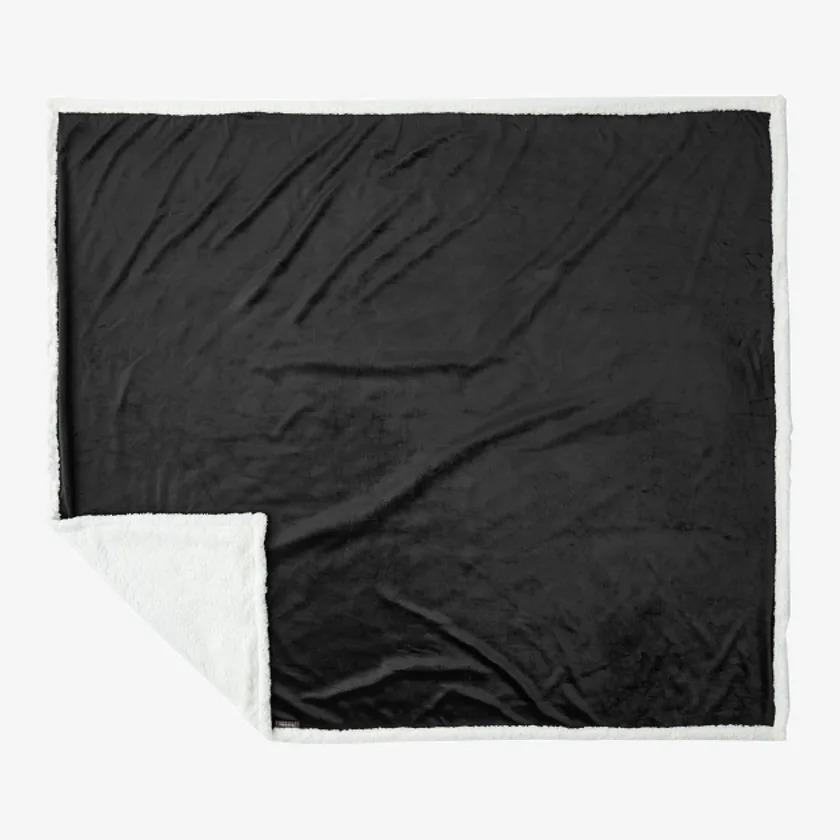 Field & Co 100% Recycled PET Sherpa Blanket, Black