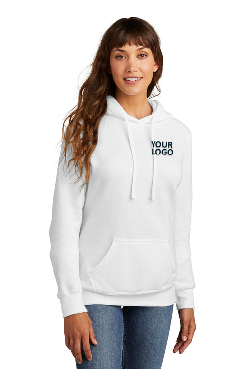 Port & Company Tall Core Fleece Custom Hoodies, White
