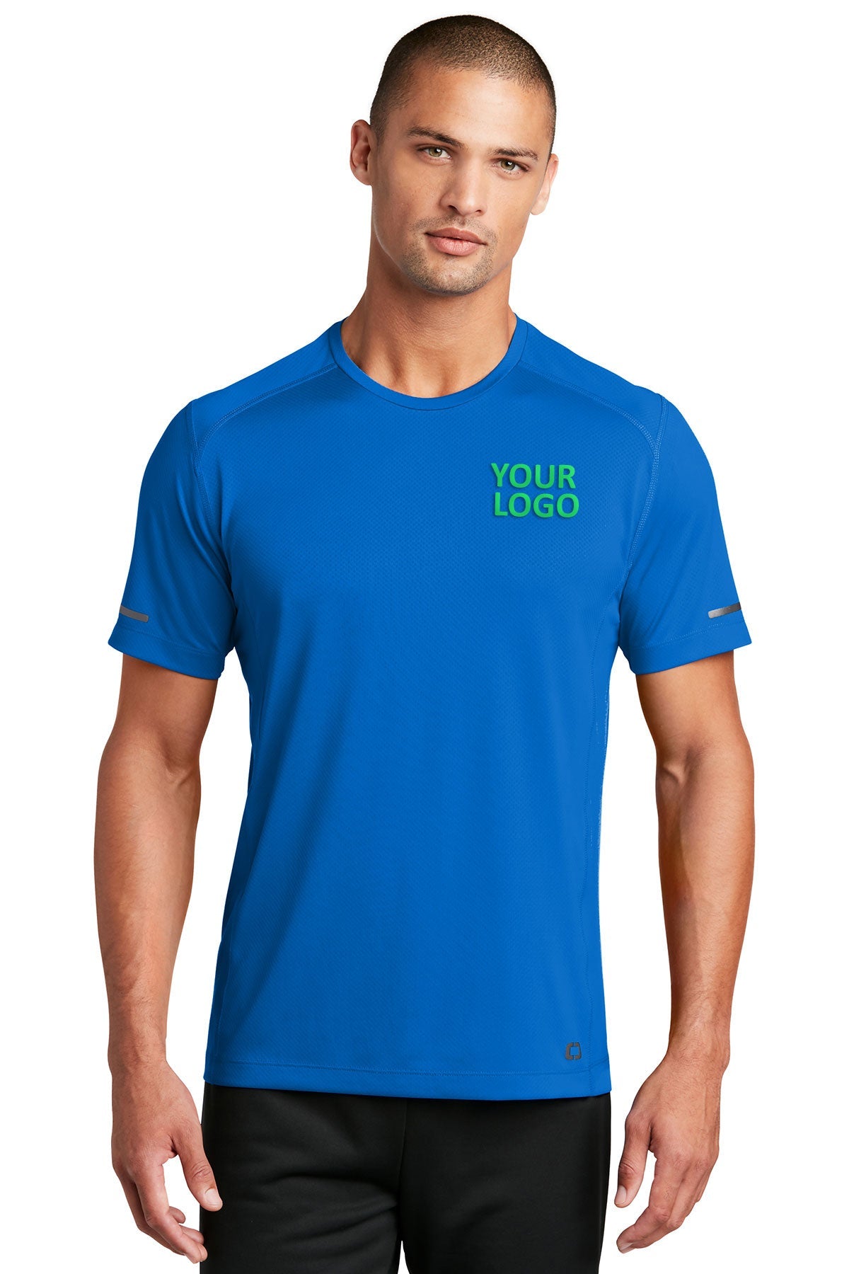 OGIO ENDURANCE Level Mesh Tee OE350 Electric Blue