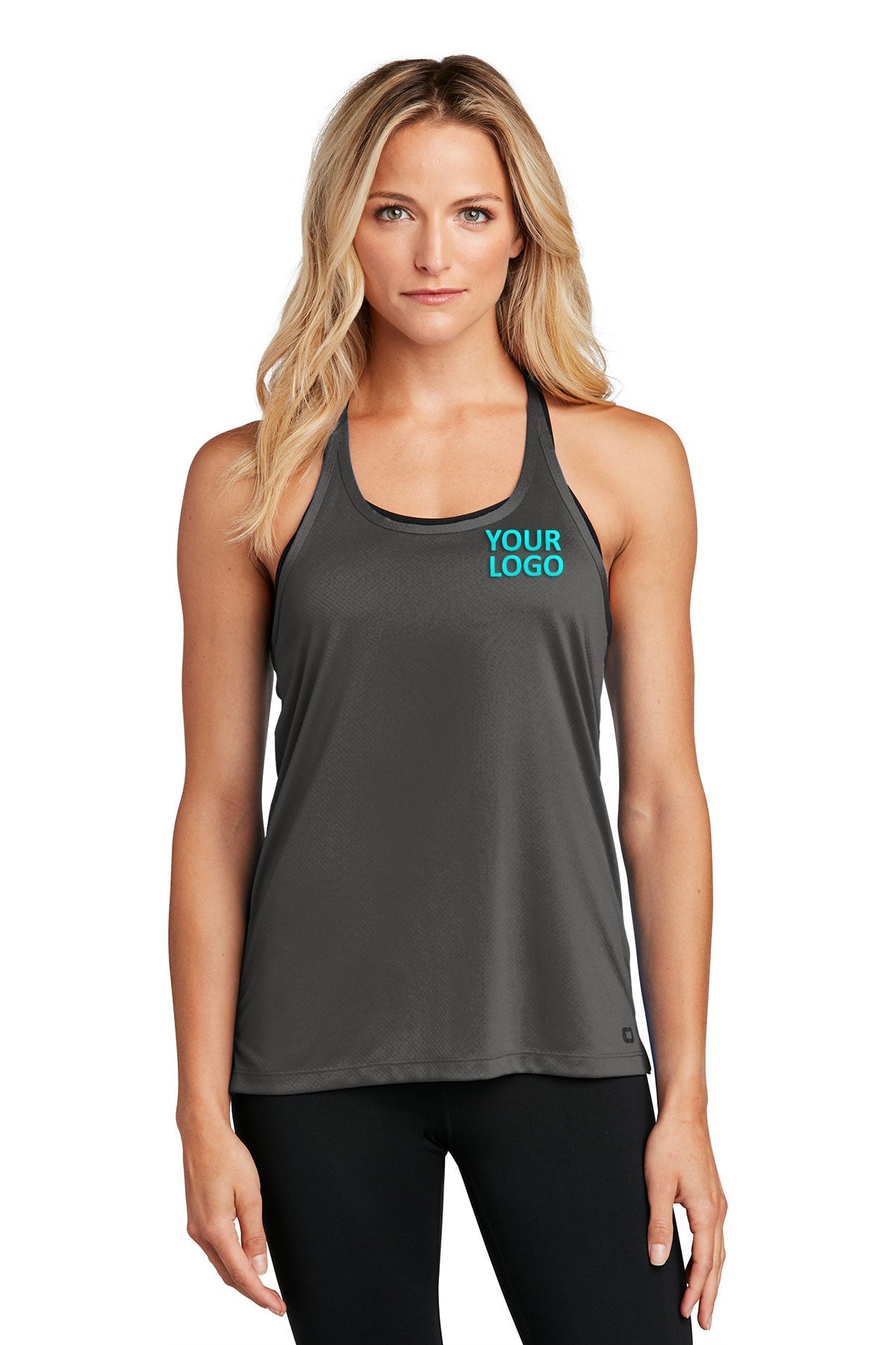 OGIO ENDURANCE Ladies Level Mesh Tank LOE352 Tarmac Grey