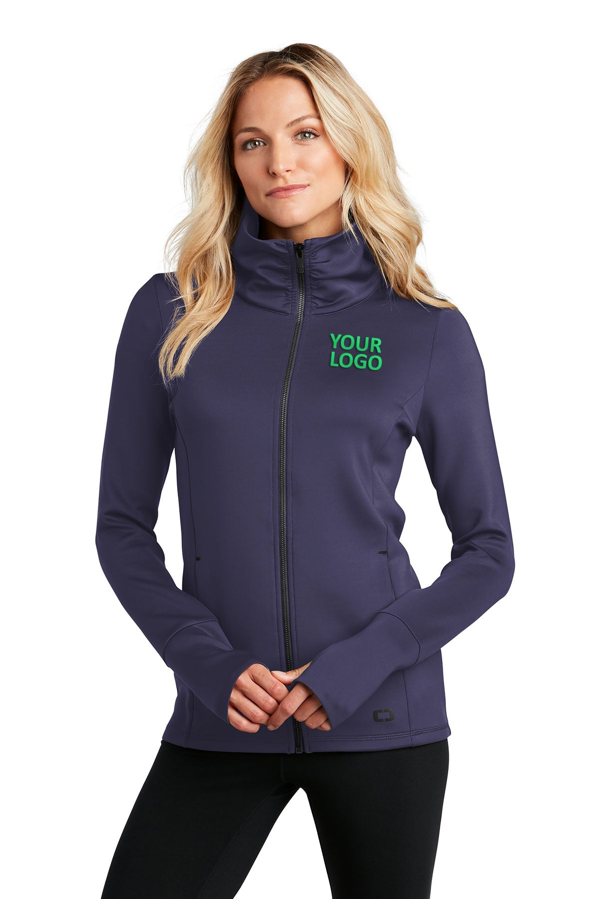 OGIO ENDURANCE Ladies Modern Performance Full-Zip LOE703 Navy