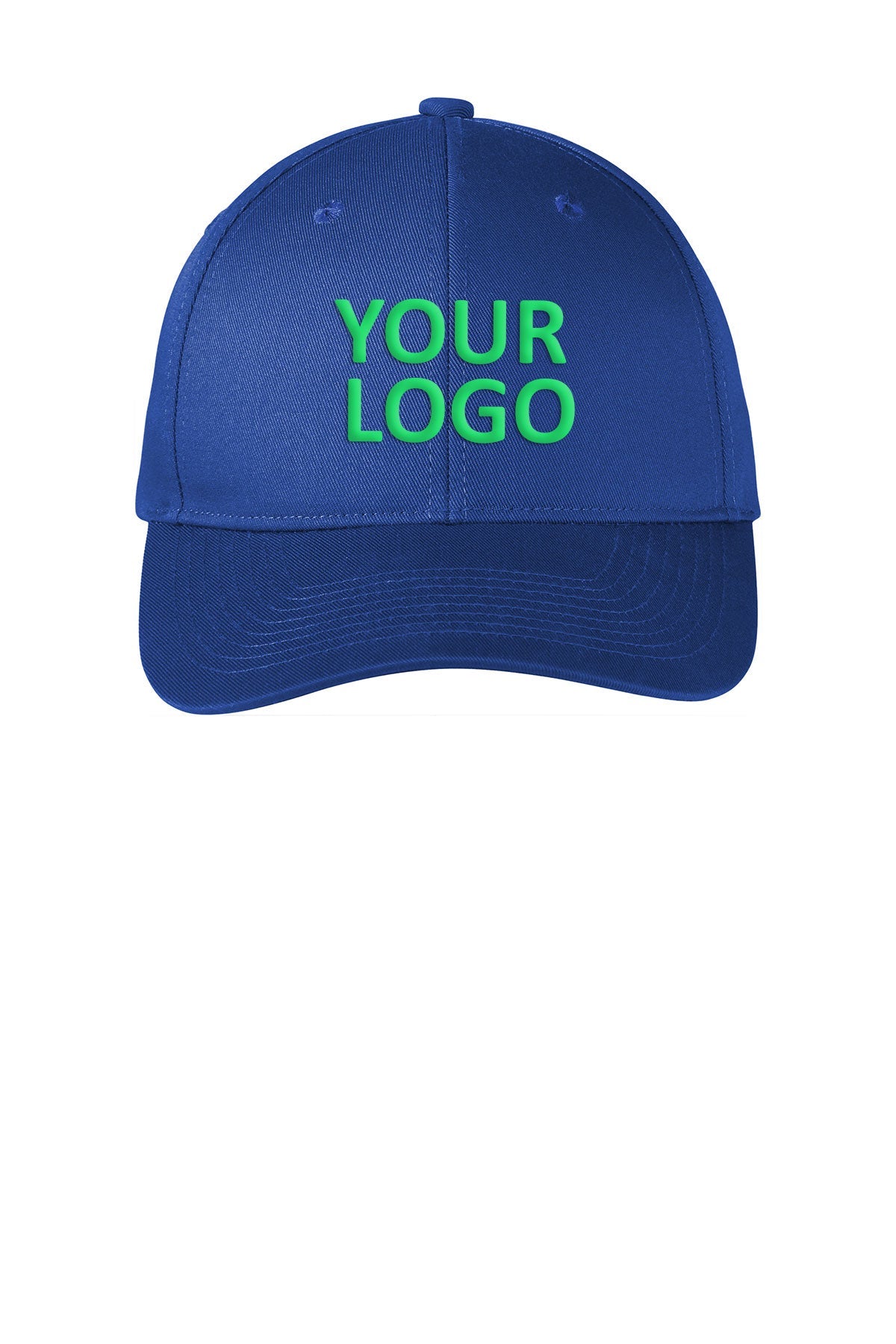 Port Authority Snapback Fine Twill Custom Caps, Royal