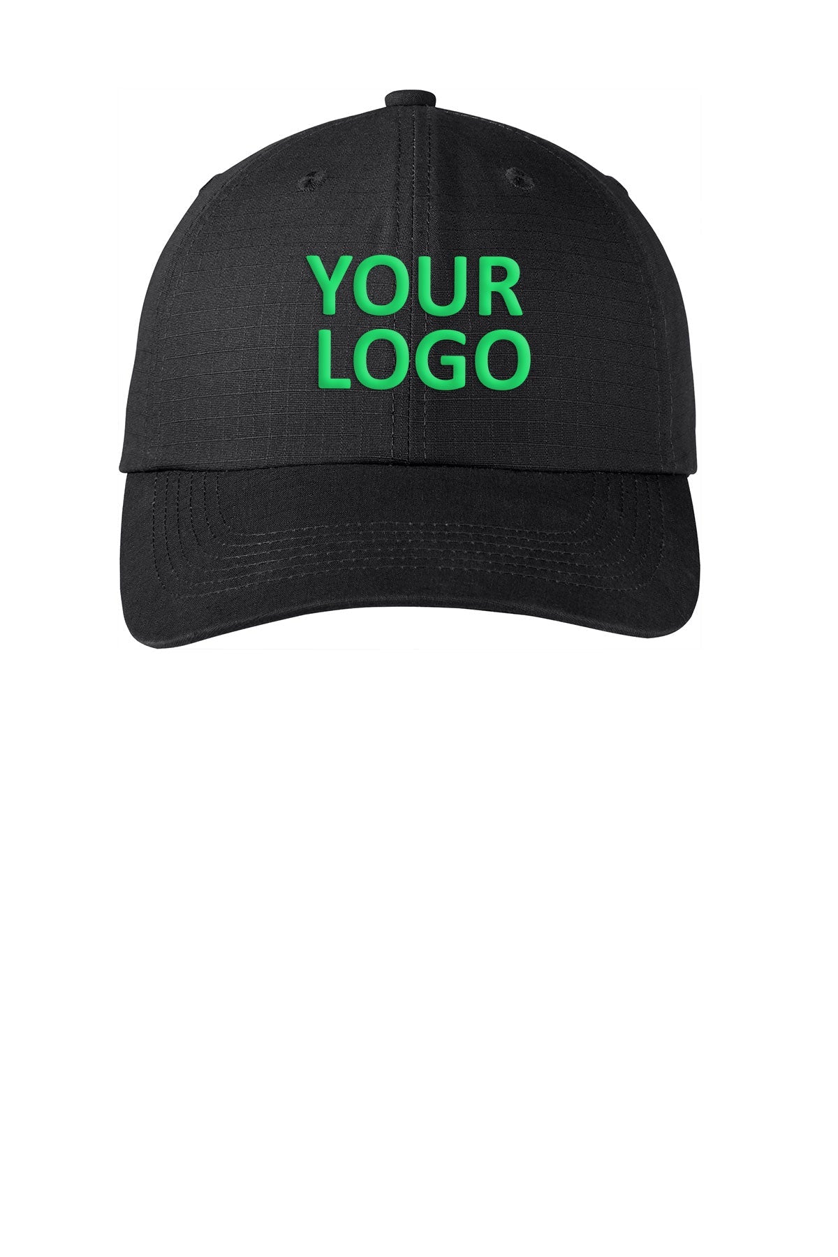port authority ripstop cap c940 black