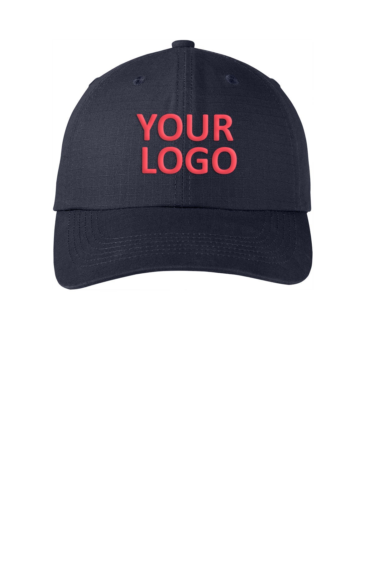 port authority ripstop cap c940 river bluenavy