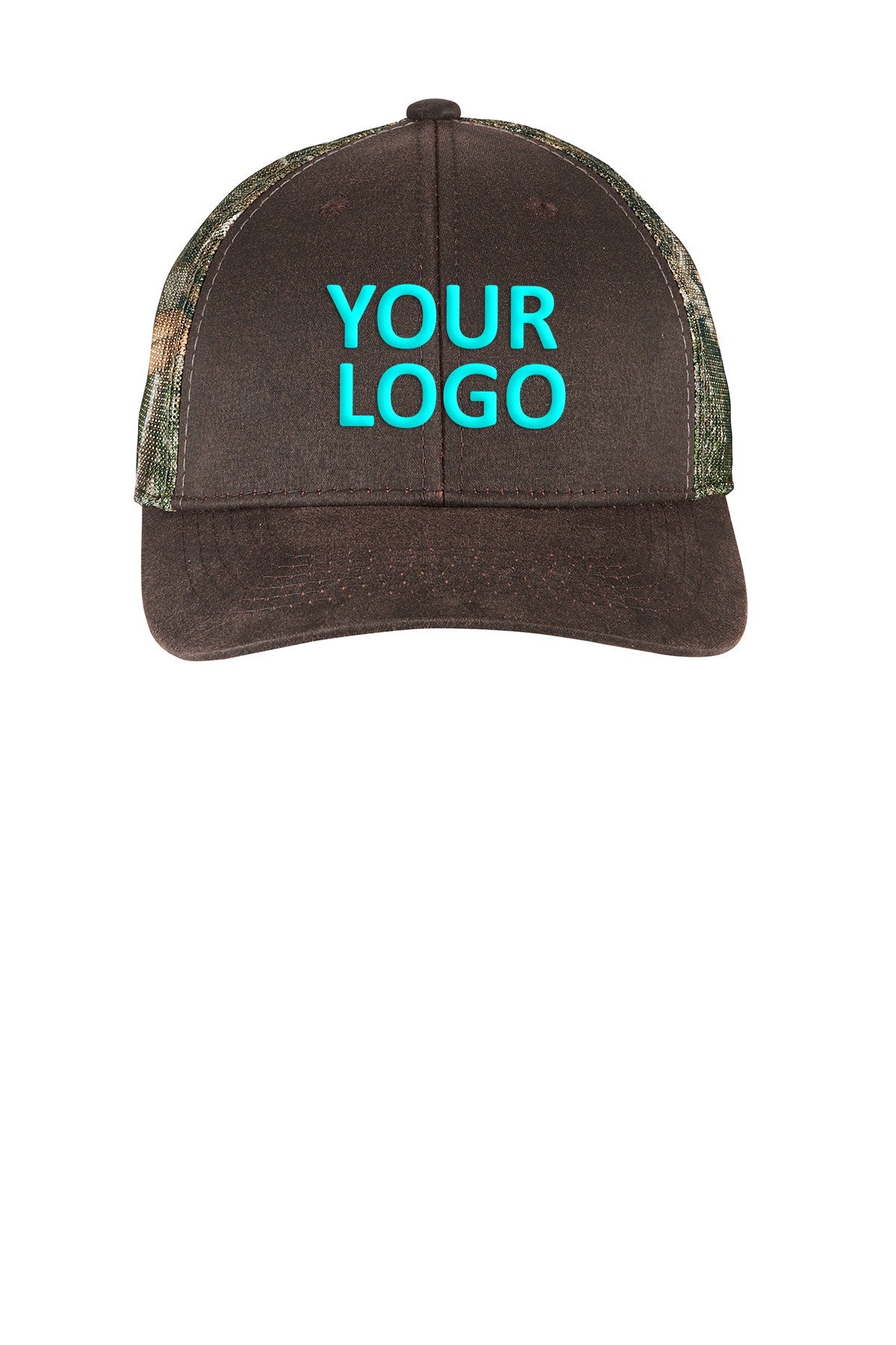 port authority pigment print camouflage mesh back cap c891 realtree edge/brown