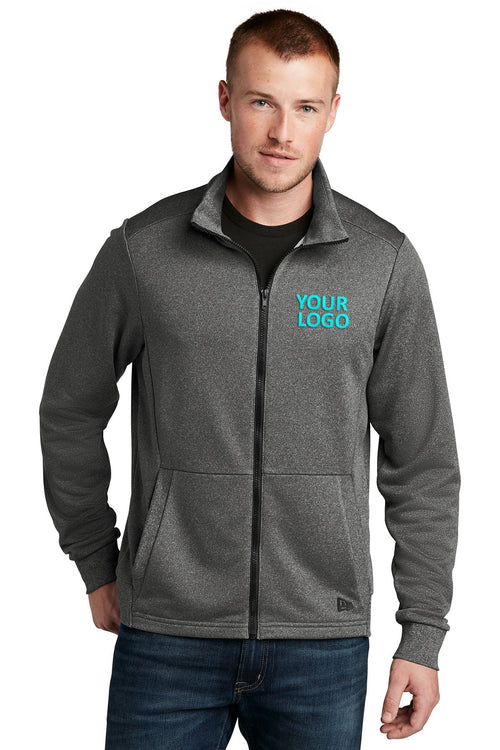 New Era Ladies Short Sleeve Custom Hoodies, Graphite Heather