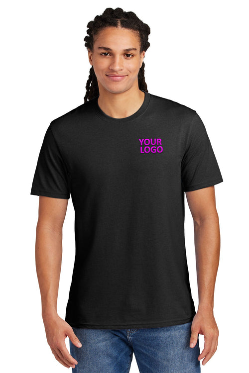 District Women Re-Tee V-Necks, Ruby Red