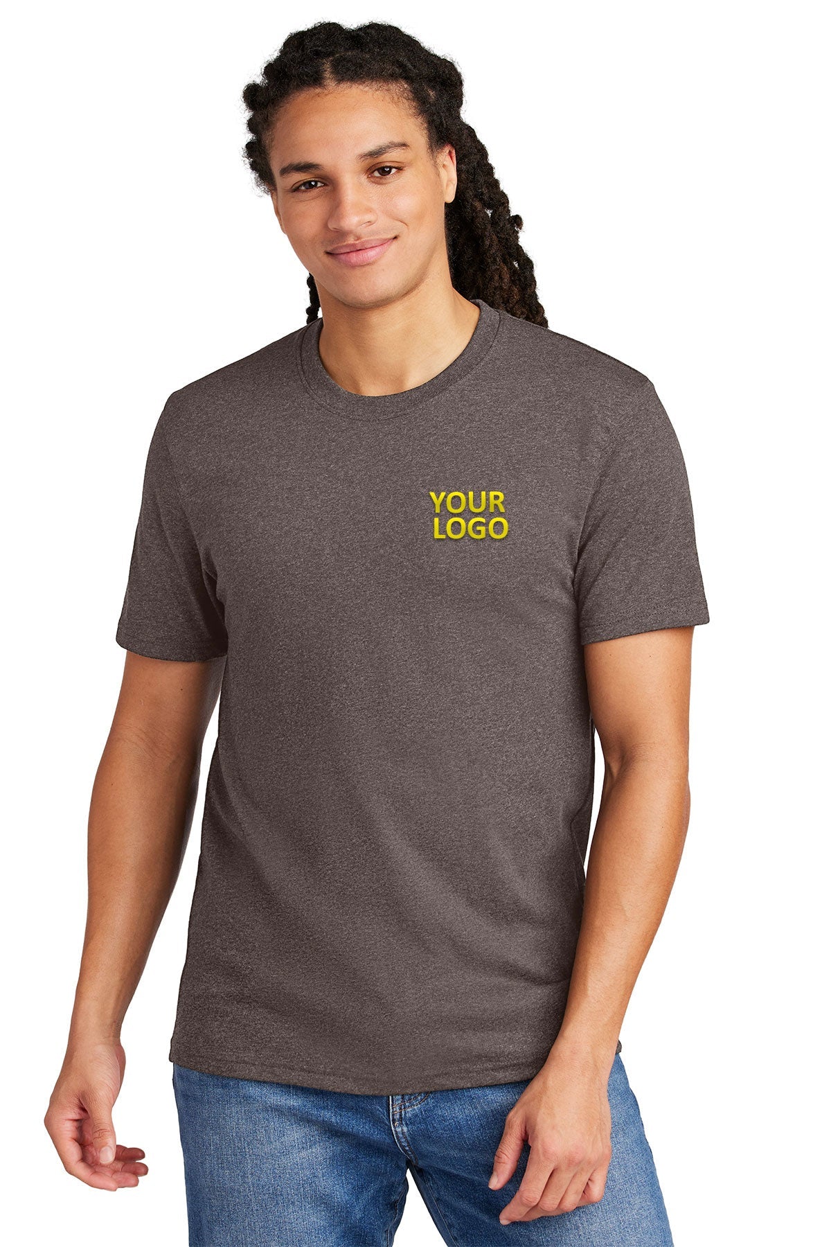 district re-tee dt8000 deep brownheather