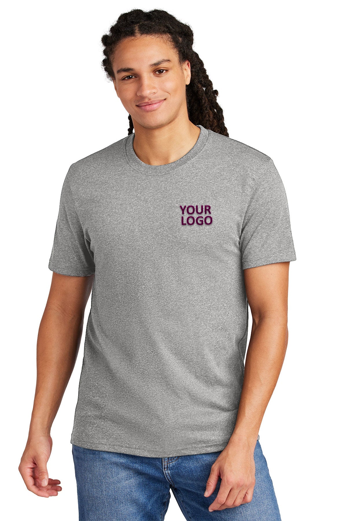 district re-tee dt8000 light heathergrey