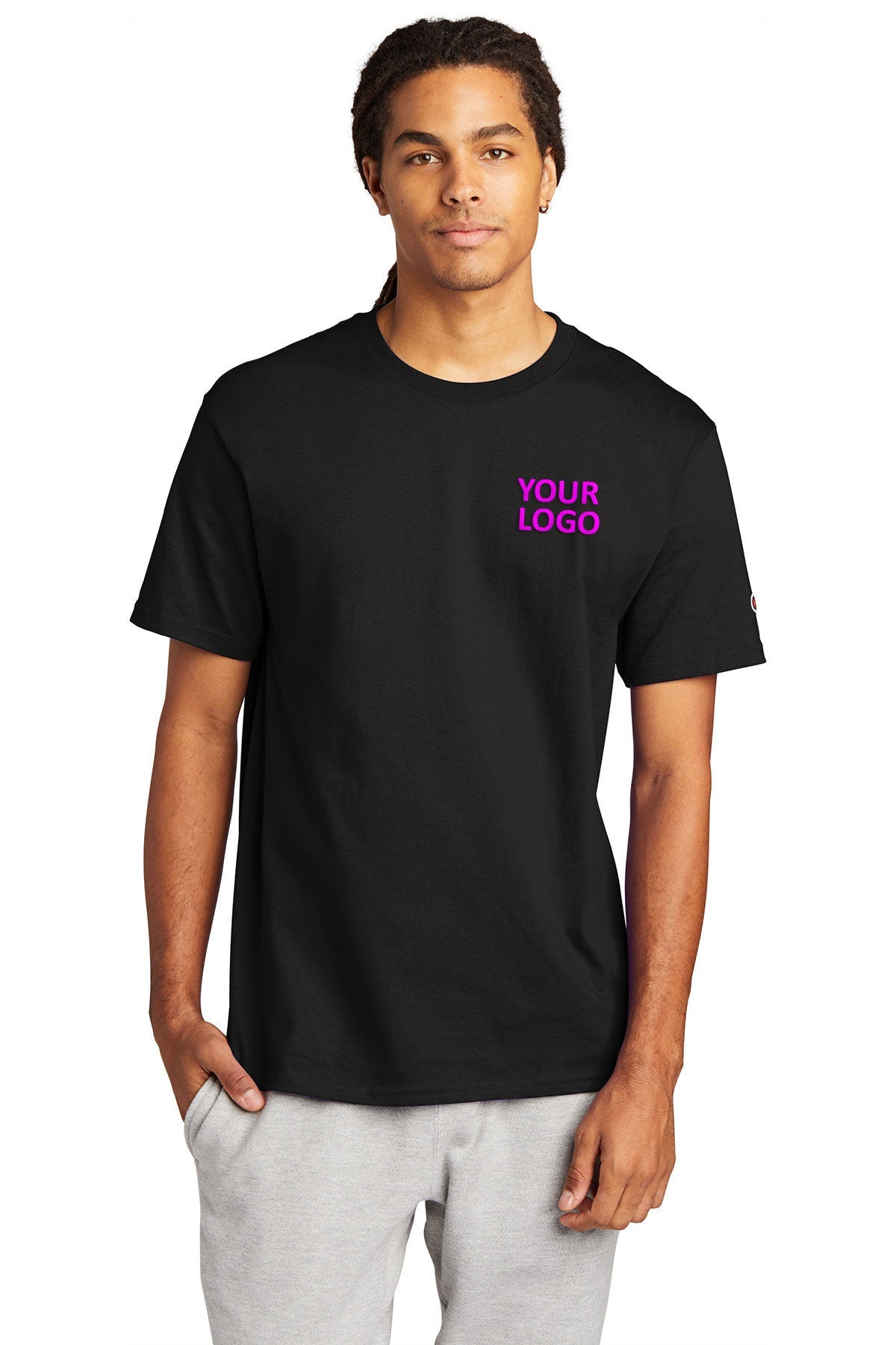 Champion Heritage Jersey Tee, Black