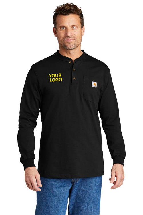 Carhartt Tall Workwear Custom Pockets T-Shirts, Black