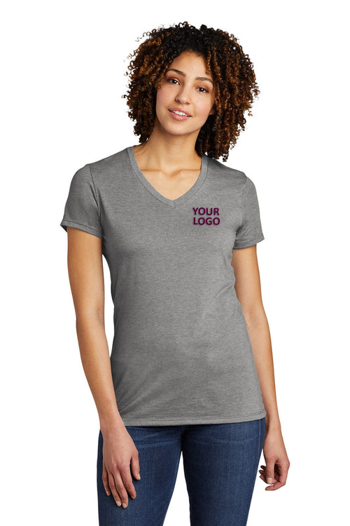 Allmade Unisex Tri-Blend Branded Tee, Aluminum Grey