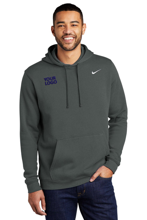 Nike Club Fleece Custom Crews, Anthracite